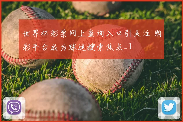 世界杯彩票网上查询入口引关注 购彩平台成为球迷搜索焦点_1